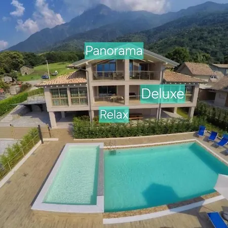 公寓 Tadi Laro Luxury Panorama Comer Colico *